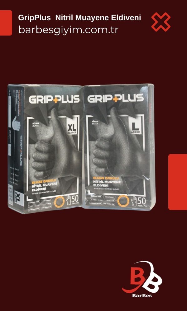 Grip Plus Elmas Dokulu Nitril Eldiven